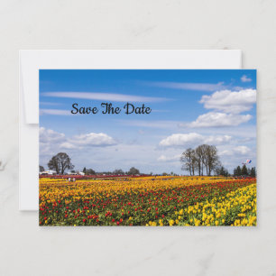 Verjaardagsaankondiging plat save the date kaart