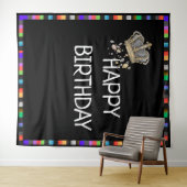 verjaardagsachtergrond wandkleed (In Situ (horizontaal))