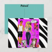 Verjaardagsansichtkaart Briefkaart (Voorkant / Achterkant)