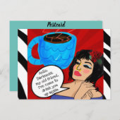 Verjaardagsansichtkaart Briefkaart (Voorkant / Achterkant)