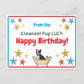 Verjaardagsansichtkaart Briefkaart