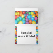Verjaardagsbal 5 kaart (Binnen)