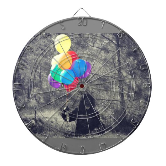 verjaardagsballonnen dartbord (Voorkant)