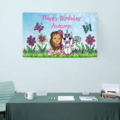 Verjaardagsbanner Eenhoorn en Fee Spandoek (Beurs)