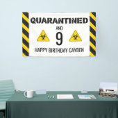 Verjaardagsbanner in quarantaine spandoek (Beurs)