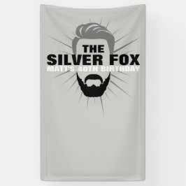 verjaardagsbanner van de mannen spandoek