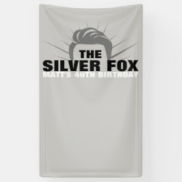 verjaardagsbanner van de mannen spandoek