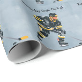 Verjaardagsbash op ijs cadeaupapier (Rol Hoek)