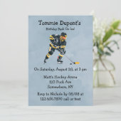 Verjaardagsbash op ijs kaart (Staand voorkant)