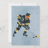 Verjaardagsbash op ijs kaart (Achterkant)