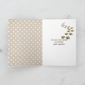 verjaardagsbericht op mobiele telefoon kaart (Binnen)