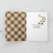 verjaardagsbericht op mobiele telefoon kaart (Binnen)