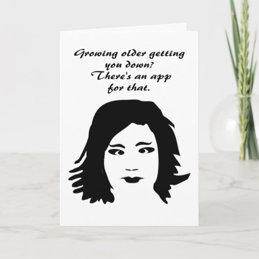 verjaardagsblues kaart (Voorkant)