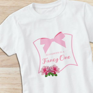 Verjaardagsboog Bloemige 1e Verjaardag T-shirt