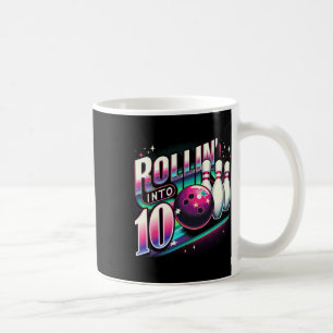 Verjaardagsbowling Rol naar 10 Feestje 10e Verjaar Koffiemok