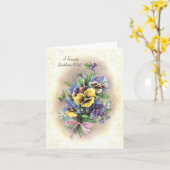  verjaardagsbroek kaart (Gele Bloem)