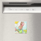 verjaardagsbunny magnet magneet (Insitu (Vaatwasser))