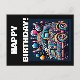 Verjaardagsbusavontuur Briefkaart