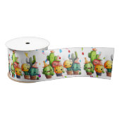 Verjaardagscacti met feestje Confetti Lint (Spoel)