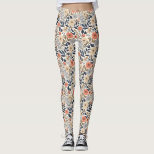 verjaardagscadeau   Beige, roze en Sinaasappel Leggings