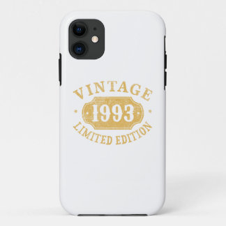 Verjaardagscadeau Best Limited voor de jaren 1993 iPhone 11 Hoesje