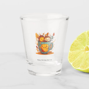 Verjaardagscadeau, beste vriend cadeau, beste thee shot glas