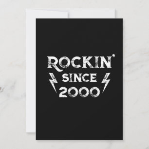 Verjaardagscadeau Classic Rock voor de jaren 2000 Kaart