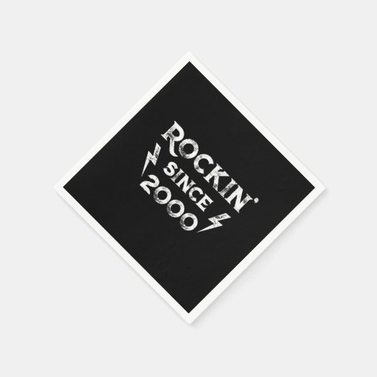 Verjaardagscadeau Classic Rock voor de jaren 2000 Servet (Hoek)