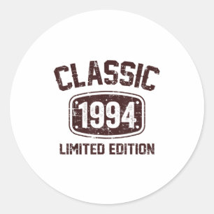 Verjaardagscadeau Classic voor de jaren 1994 Limit Ronde Sticker