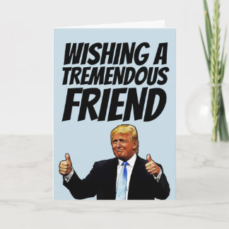 VERJAARDAGSCADEAU DONALD TRUMP VERJAARDAGKAART FEESTDAGEN KAART