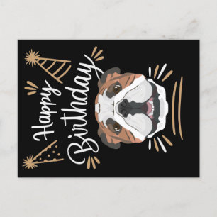 Verjaardagscadeau Engelse Bulldog Briefkaart