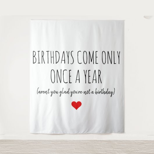 VERJAARDAGSCADEAU FUNNY STOUT WANDKLEED (Voorkant)