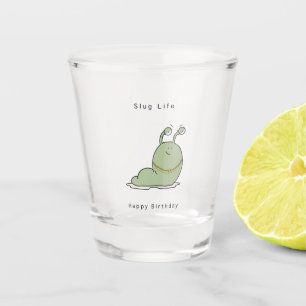 Verjaardagscadeau, grappige verjaardag, slakkenlev shot glas