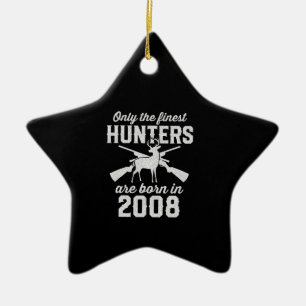 Verjaardagscadeau Hertenjager Jacht voor 2008s Keramisch Ornament