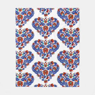 Verjaardagscadeau / Hongaarse rustieke Matyo Fleece Deken