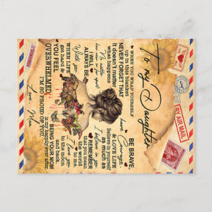 Verjaardagscadeau-idee vlinders voor mijn dochter briefkaart