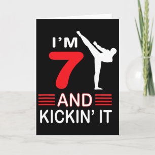 Verjaardagscadeau Martial arts cadeau Jongens Meis Kaart