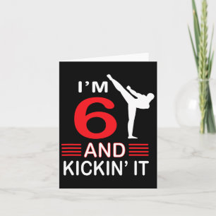 Verjaardagscadeau Martial Arts Cadeau Jongens Meis Kaart