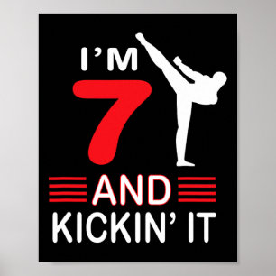 Verjaardagscadeau Martial Arts Gift Jongens Meisje Poster