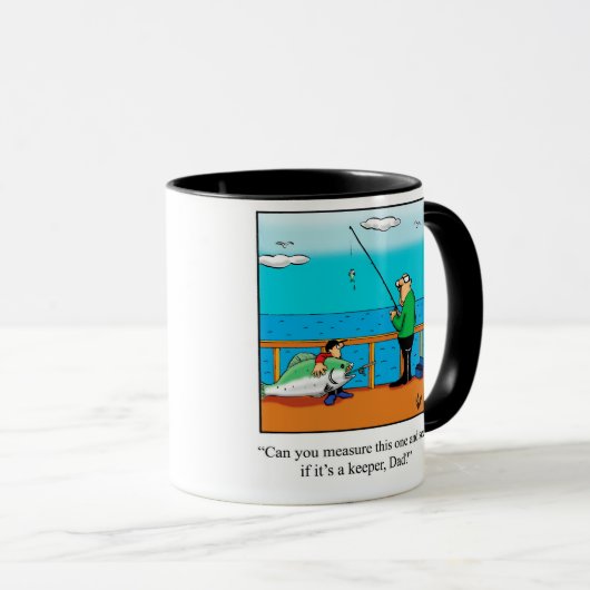 Verjaardagscadeau Mok voor vissers (Voorkant rechts)