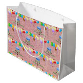 Verjaardagscadeau tas groot cadeauzakje (Achterkant Gekanteld)