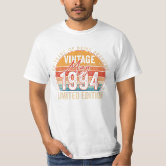 Verjaardagscadeau Vintage mei 1994 T-shirt