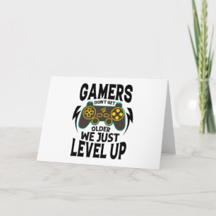 Verjaardagscadeau voor gamer - Gamer wordt niet ou Kaart