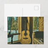 Verjaardagscadeau voor gitarist briefkaart (Voorkant / Achterkant)