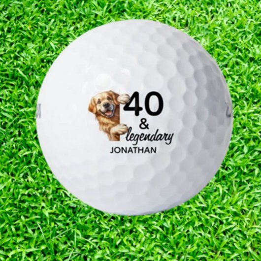 Verjaardagscadeau voor Labrador Golfballen