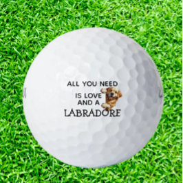 Verjaardagscadeau voor LABRADOR-liefhebber Golfballen
