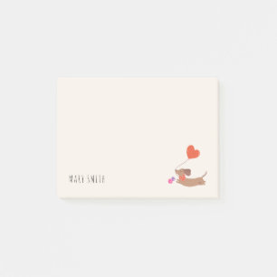 Verjaardagscadeau voor liefhebbers van de Teckel-h Post-it® Notes