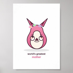 Verjaardagscadeau voor lieve moeder poster