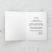 VERJAARDAGSCADEAU VOOR PAPA MET Aangepaste FOTO &  Kaart (Binnen)