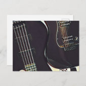 Verjaardagscadeau voor vintage gitarist briefkaart (Voorkant / Achterkant)